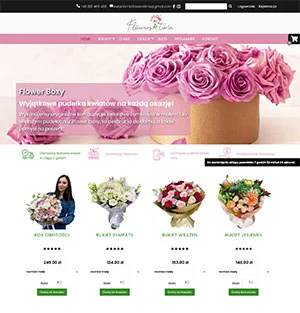 Sklep internetowy dla kwiaciarni