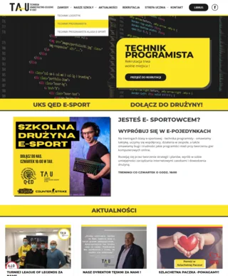 Strona Technikum programistycznego w Łodzi